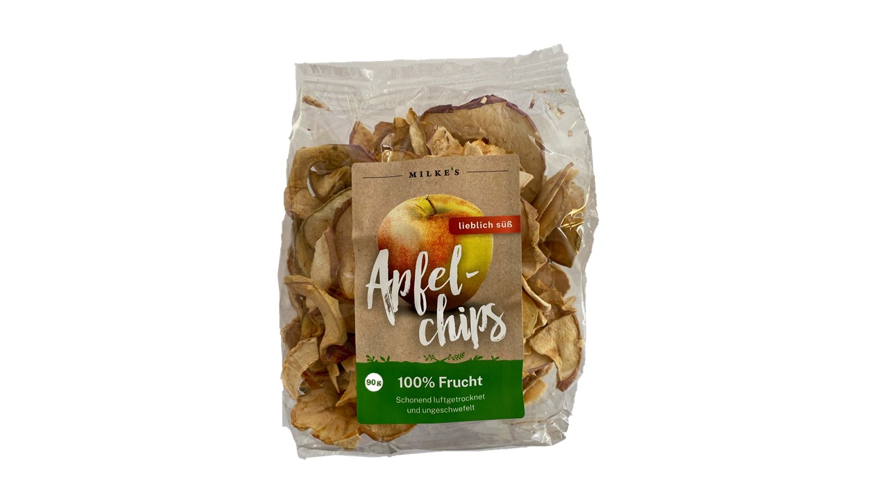 Apfelchips lieblich süß
